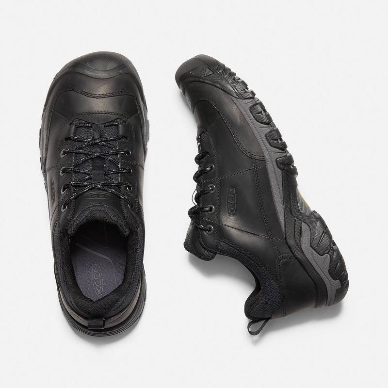 Keen Targhee III Oxford Turnschuhe Herren DE-37241 Black/Magnet - Keen Herrenschuhe Schwarz